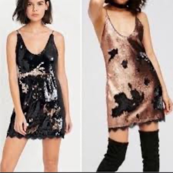 Free People Dresses & Skirts - NEW! Intimately free people seeing double reversible sequin dress 26406